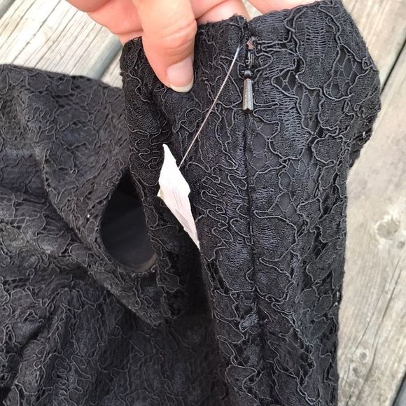 CITY DKNY Romantic Rendezvous Black Lace Straight Leg Pants - Picture 4 of 9